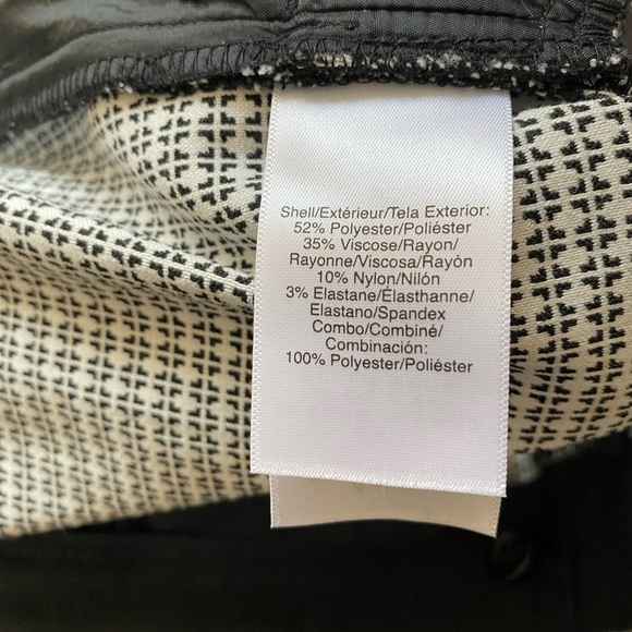 DKNY Black and White Pants - Picture 7 of 7